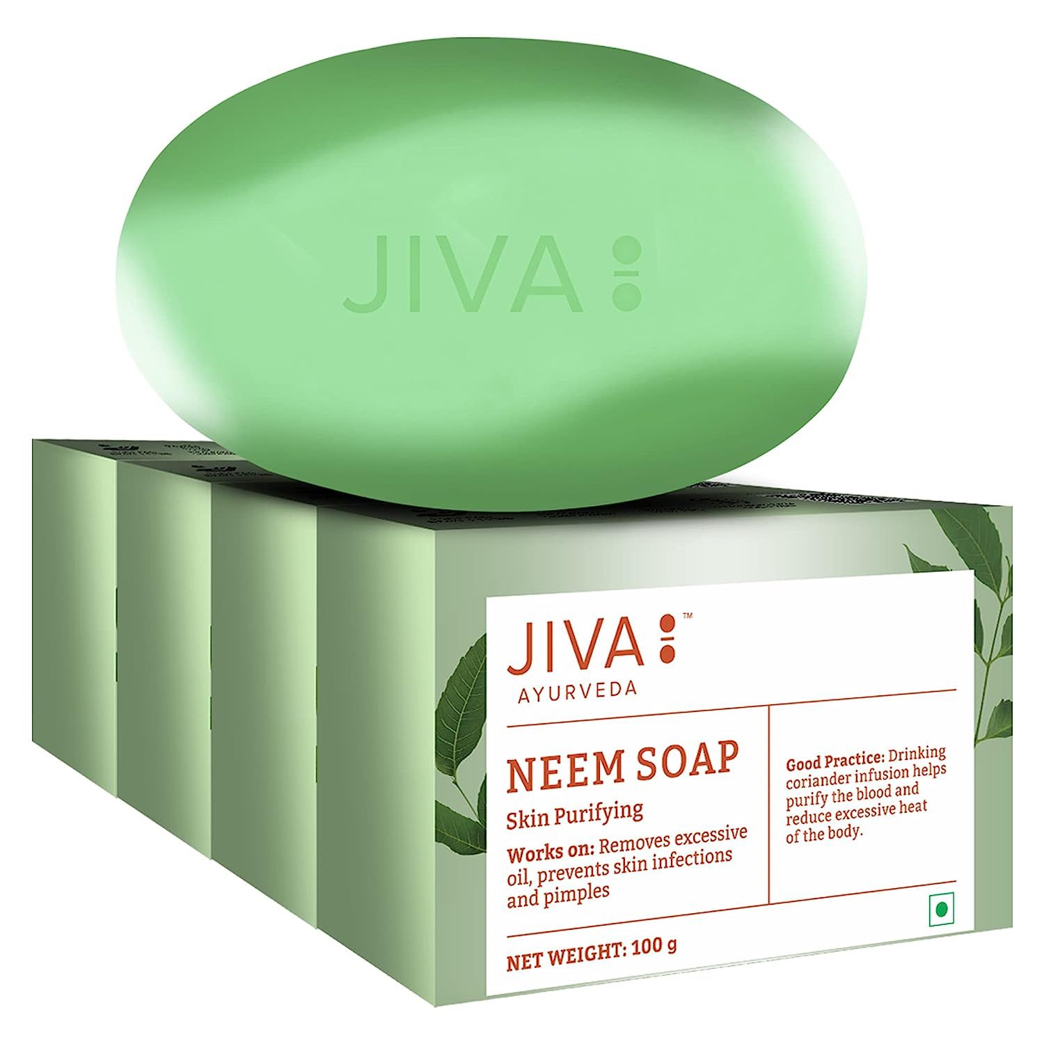 Buy Jiva Ayurveda Neem Soap 100 g Online at Best Price in 2024